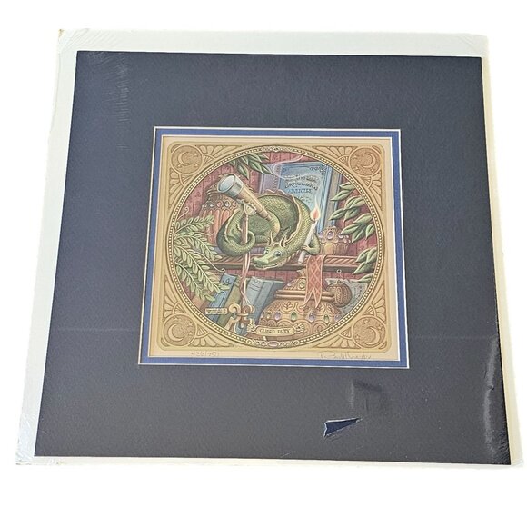 Randal Spangler Limited Edition Print Guard Duty 436/750 Fantasy Dragon Dragling - Picture 1 of 8